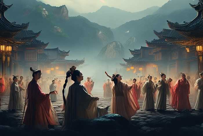中国古代故事片 中国古代故事片头视频素材