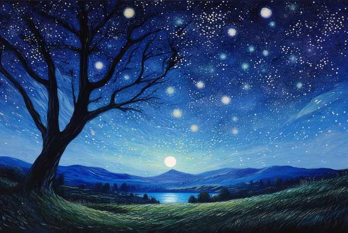 星月夜故事 星月夜故事背景 星月夜故事 星月夜故事背景