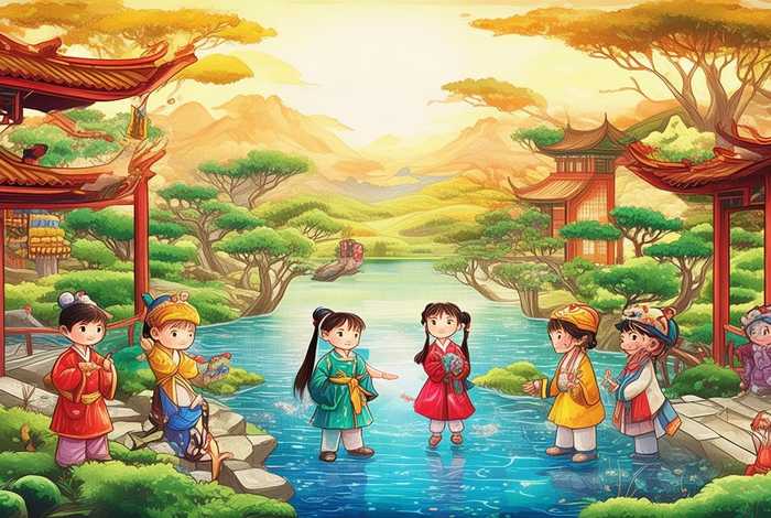 中国故事儿童绘画(中国故事绘画图片a3纸) 中国故事儿童绘画(中国故事绘画图片a3纸)