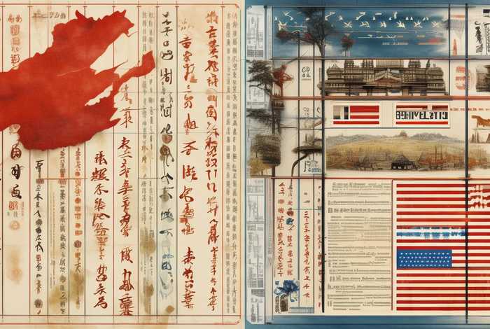 中国和美国历史对照表，中国和美国历史对照表对比