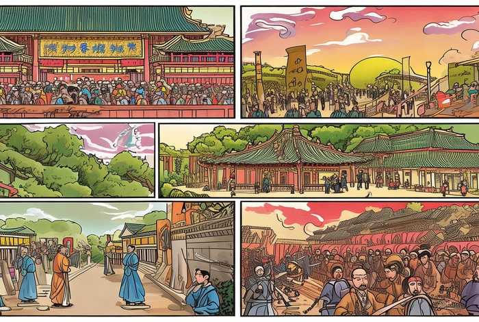 中国古代历史漫画，中国古代历史漫画作品初中初一四格