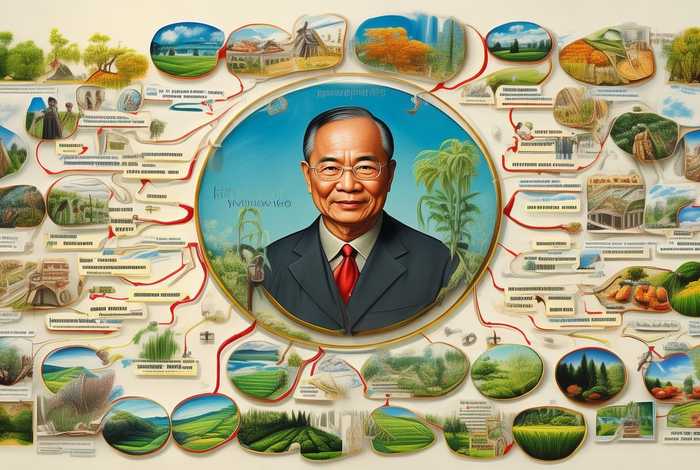 袁隆平伟人的思维导图；用思维导图呈现袁隆平对人类的贡献