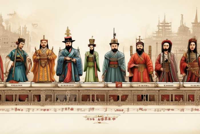 中国历史朝代和代表人物一览表 - 中国历史朝代和代表人物一览表图片