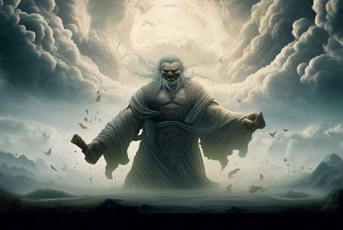 中国古代神话盘古；中国古代神话盘古开天辟地手抄报