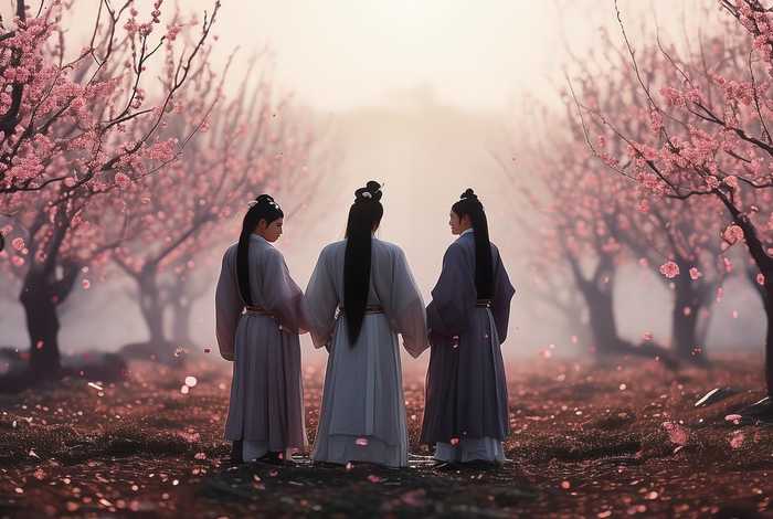 中国古代民间故事桃园结义、中国古代民间故事桃园结义概括