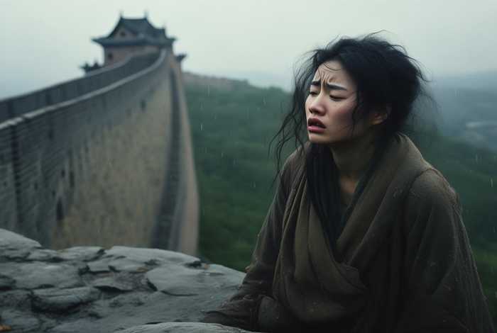 中国历史传说故事孟姜女哭长城 孟姜女哭长城的传说故事的视频