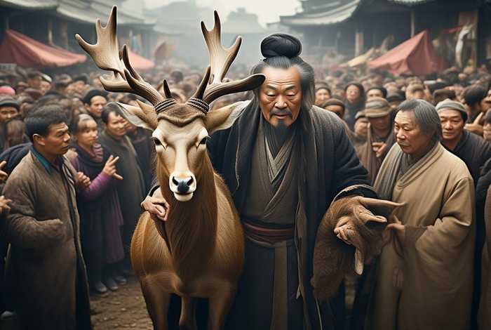 史记指鹿为马的故事、史记指鹿为马的故事200字