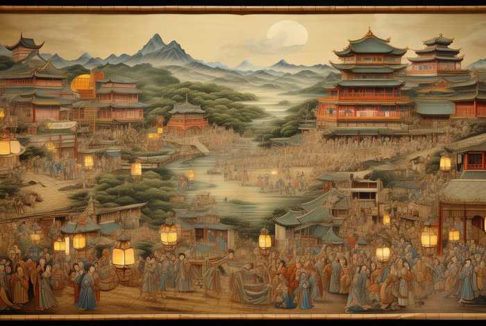 中国历史的画卷视频素材、中国古代历史视频素材