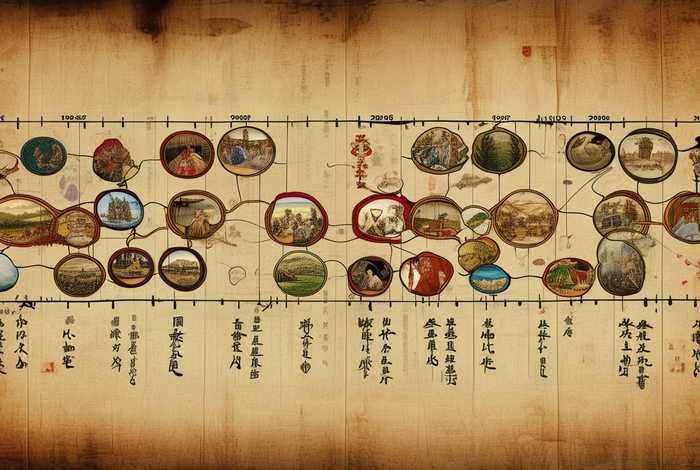 中国古代历史脉络时间尺（中国古代历史脉络图表）