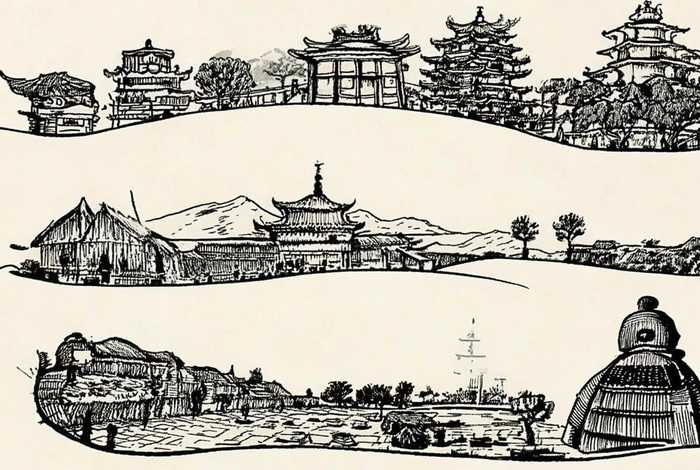 中国历史 简笔画；中国历史 简笔画大全