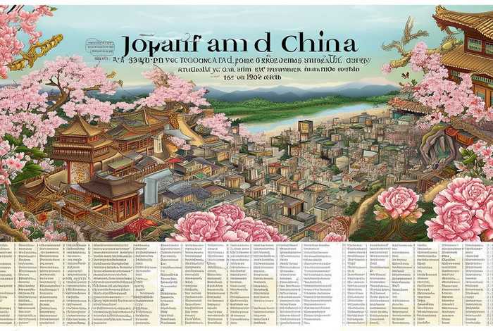 日本和中国从古至今的关系 - 日本和中国从古至今的关系图