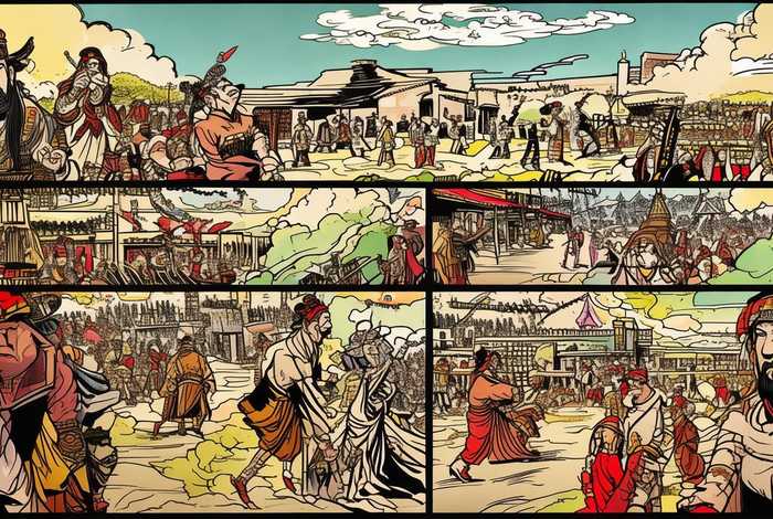 手绘中国历史漫画故事作品 手绘中国历史漫画故事作品图片