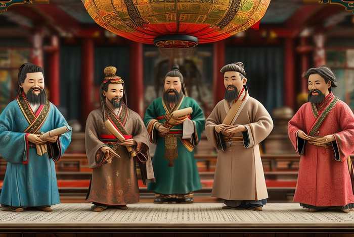 五位中国历史学家的故事有哪些（五位中国历史学家的故事有哪些名字）