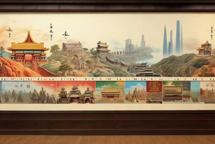 中国历史的时间轴；中国历史的时间轴怎么画