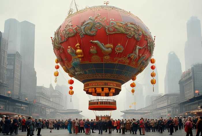 中国飞艇事件，中国飞艇事件始末