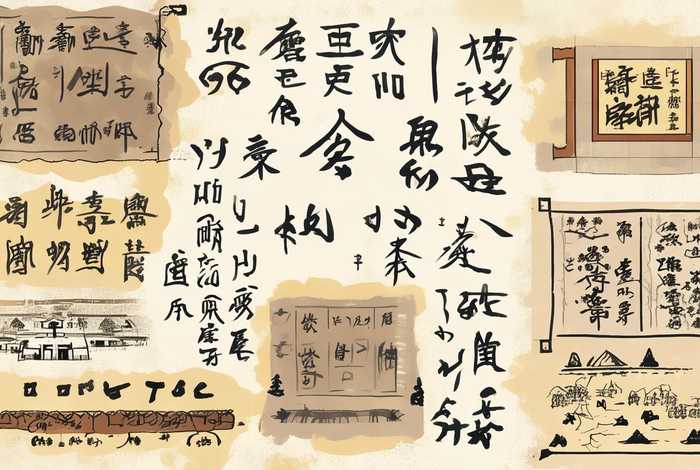 中国历史的字体故事图片简笔画，中国历史的字体故事图片简笔画大全