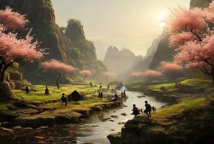 陶渊明桃花源记的故事；陶渊明桃花源记的故事简介