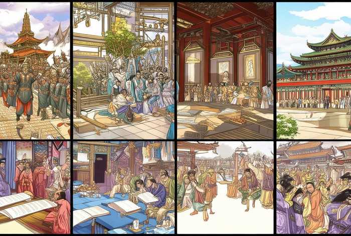 人美版中国历史故事连环画，人美版中国历史故事连环画4幅
