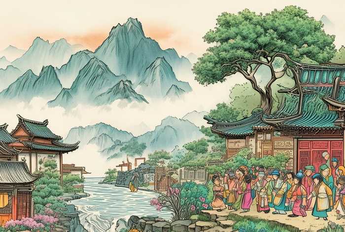 中国故事邮票绘画（中国故事邮票绘画图片）