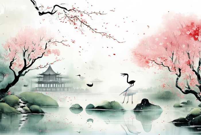 水墨中国绘本系列经典故事 水墨画绘本故事 水墨中国绘本系列经典故事 水墨画绘本故事