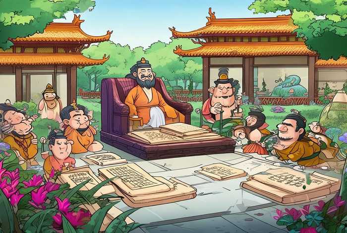 贞观之治故事 贞观之治故事情节化为漫画Q版