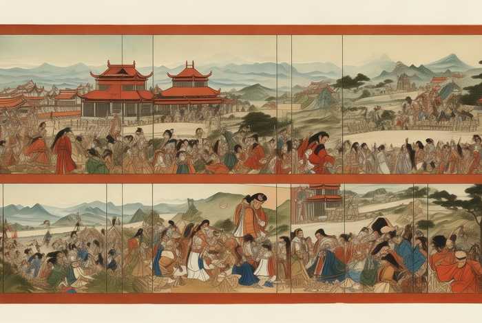 中国古代历史故事连环画6幅、中国古代历史故事连环画6幅图片
