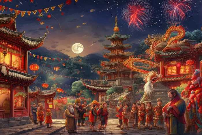 中国春节的传说故事 中国春节的传说故事简介 中国春节的传说故事 中国春节的传说故事简介