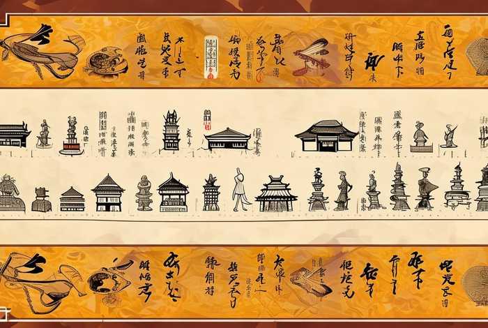 中国历史朝代手机壁纸 中国历史朝代手抄报简笔画