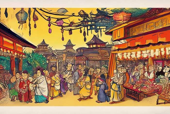 中国古代民间故事简笔画，中国古代民间故事简笔画大全