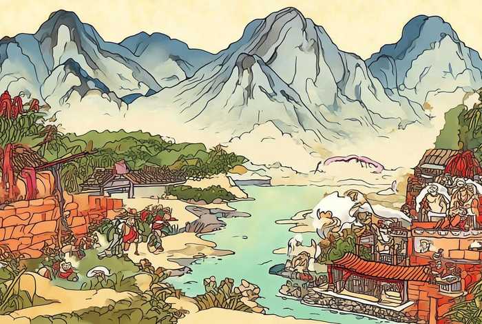 中国民间故事手绘作品 - 中国民间故事手绘作品图片