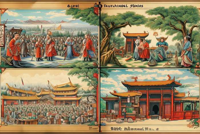 中国历史故事四则 - 中国历史故事四则思维导图