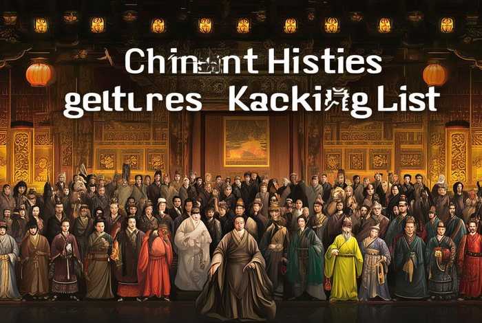 中国历史故事人物排名（中国历史故事人物排名榜）
