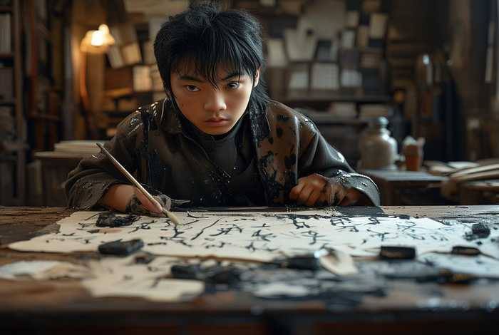 中华勤学故事王羲之；中华勤学故事王羲之吃墨