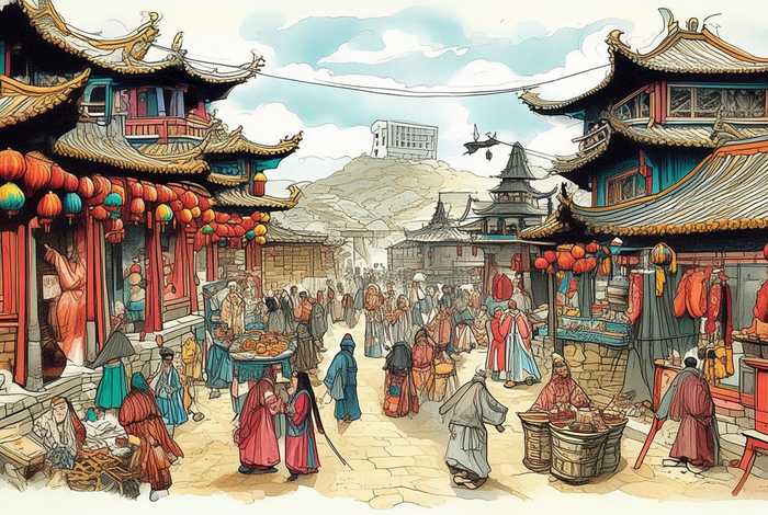中国历史手绘故事图片；中国历史手绘故事图片大全