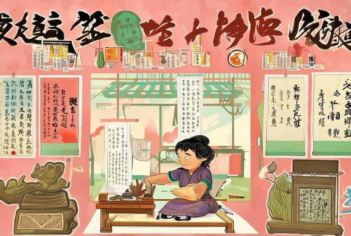 中国历史故事读书小报怎么画；中国历史故事读书小报怎么画图片