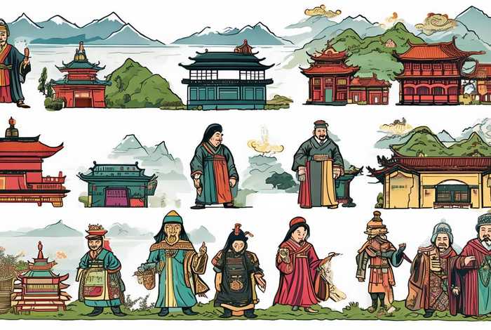 中国历史简笔画图片大全，中国历史简笔画图片大全大图