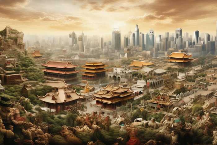 中国上下五千年的故事情节；中国上下五千年的故事情节概括