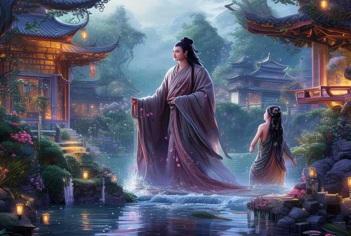 中国神话故事河伯娶妻；中国神话故事河伯娶妻囿