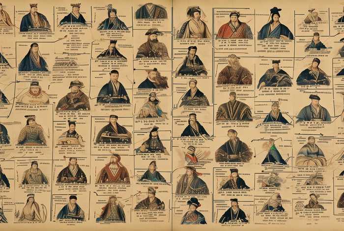 中国历史人物关系图大全，中国历史人物关系图大全集