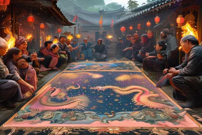 中国民间故事火把节的传说 - 中国民间故事火把节的传说手抄报