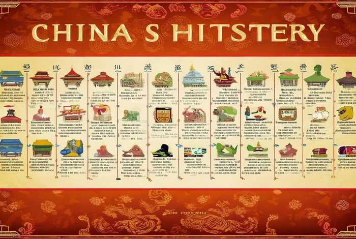 中国历史时间线和重要事件；中国历史时间线和重要事件手抄报