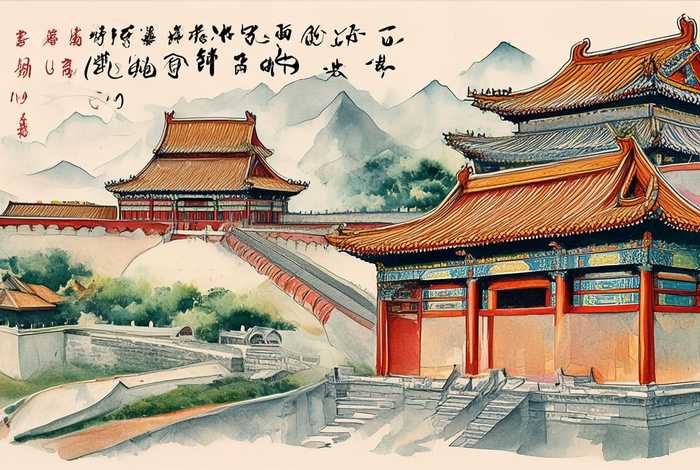 中国历史建筑物，中国历史建筑物手抄报
