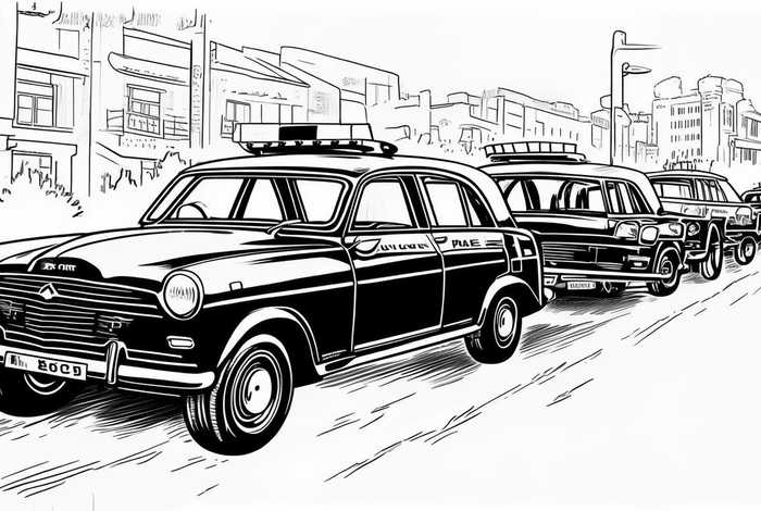 中国历史警车故事图片简笔画（中国历史警车故事图片简笔画大全）