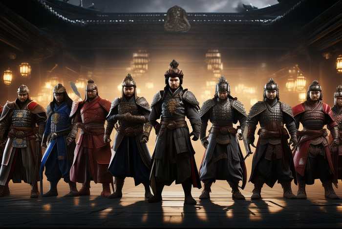 中国历史上武将排名前十 - 中国历史武将武力排名前100名