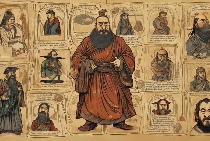 中国历史故事谁是大丈夫思维导图、历史人物中谁是大丈夫