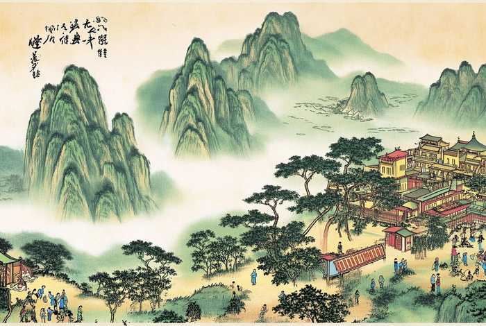 中国历史画作品欣赏 中国历史绘画作品