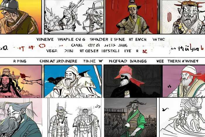 中国历史人物与故事简笔画图片；中国历史人物与故事简笔画图片大全