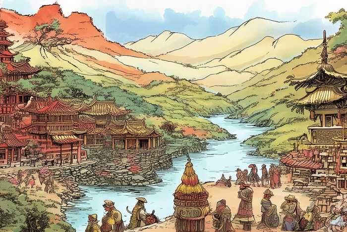 中国民间故事插画图片 中国民间故事插画图片手绘