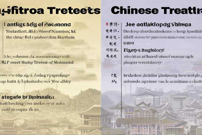 中国历史条约对比表格；中国近代史条约对比表格