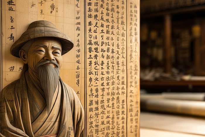 中国历史竹简头像、中国竹简的历史